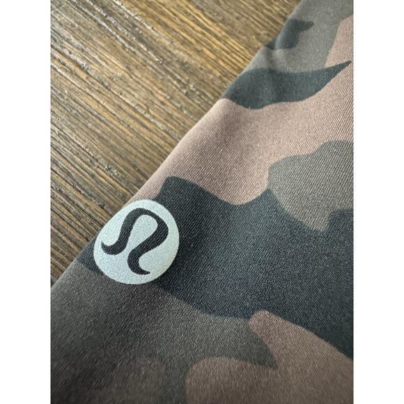 Lululemon Camo Leggings Brown Fast Free Tight 28" Full Length nulux 4 - Picture 9 of 10